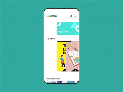 Book App/ Downloading Process animation animation design app concept app design app design company app designer app development book app books design download psd downloading illustration art illustrations india reading ui ui designer ux