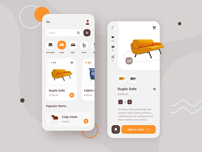 Online Furniture Store app concept app design app designer app designers app development design dribbble ecommerce app ecommerce design furniture app furniture design furniture store mobile app design ui ui designer user experience user interface ux