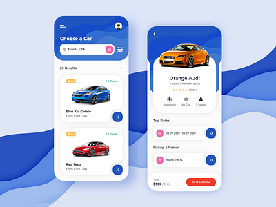 Car Rental App Design app app concept app design app designer app development car rental car rental app creation design dribbble mobile app ui uidesign uiux ux