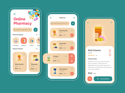 Medicine Delivery Application app app concept app design app designer app designers app development design dribbble ecommerce medical app mobile app design online store pharmacy ui ui designer ux