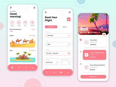 Travel Booking App Design app concept app design app designer app designers app development design dribbble startup travel travel app travel booking travelling ui uidesign