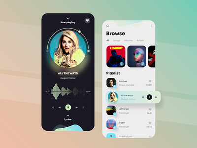 Music App Design app concept app design app designer design dribbble music music album music app music art music player music player app music player ui ui ux