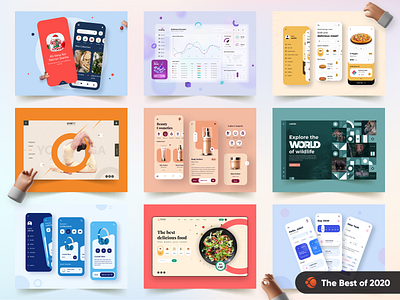 The Best Nine Of 2020 - CMARIX app app concept app design app designer app designers app designers australia app designers usa app development app development company creation design dribbble illustration mobile app design ui ux ux