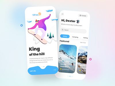 Adventure App Design adventure app adventures app app concept app design app designer app designers app development app ui appdeveloper design dribbble travel app ui ux ui ux design ux