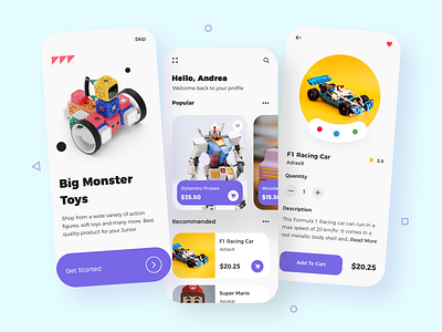 Toy Store E Commerce App by CMARIX on Dribbble