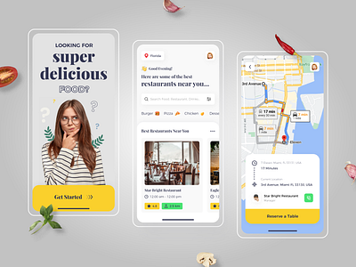 Restaurant Finder App Design app app concept app design app designers app developers app development app development company app ui app ui ux app ux design food app food app ui restaurant restaurant app restaurant finding app restaurants ui ux ui ux design ux