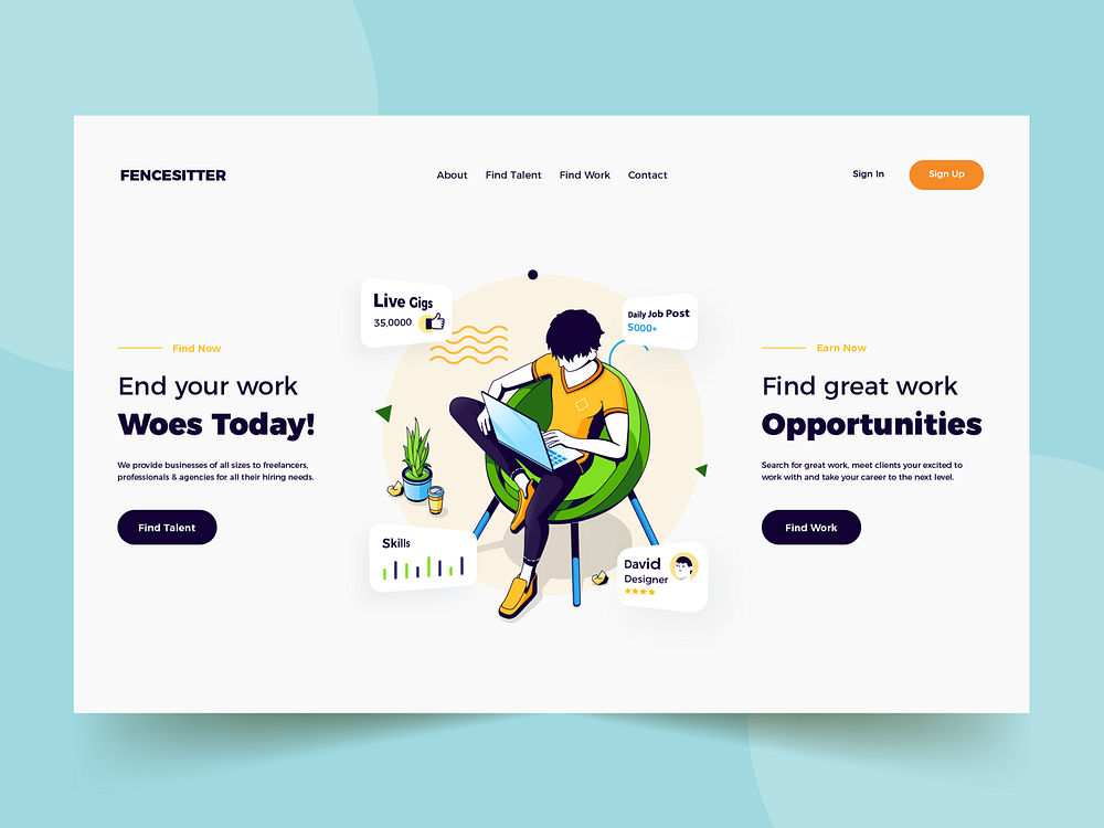 Freelancing Web Design by CMARIX TechnoLabs on Dribbble