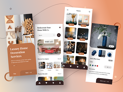 Home Decoration App Design