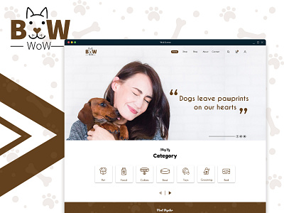 Dogs Shopping Website care design dog food dog grooming dogs dogstudio ecommerce business ecommerce design home page design landing page magento 2 magento templates photoshop single page website ui ux design ux designer website concept website design and development
