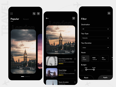 Travel Itinerary Application app concept app design app designer app development design london photoshop tour tourism travel app traveling ui ux vacations