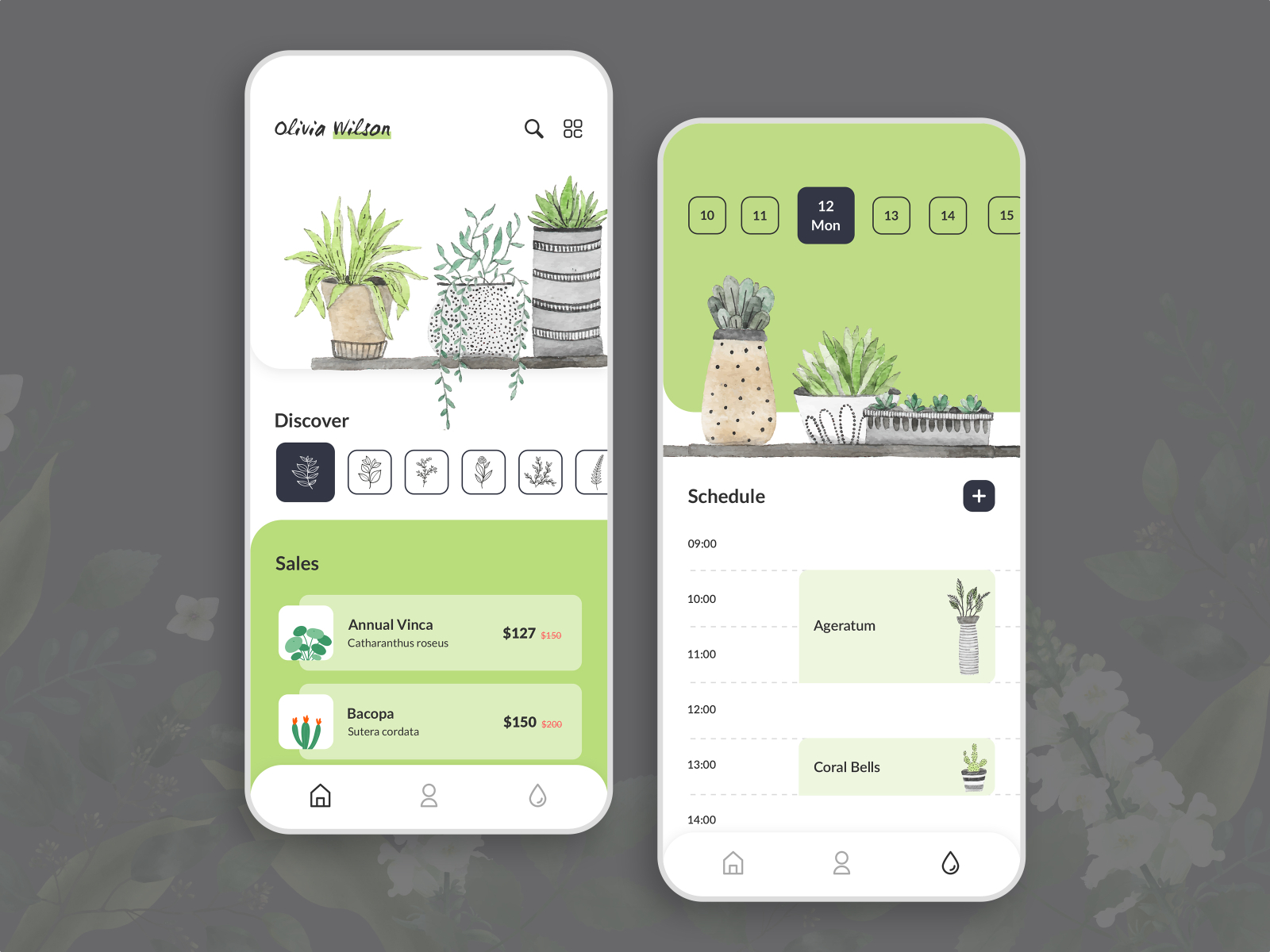 Mobile app inspiration example #308: Plantation App