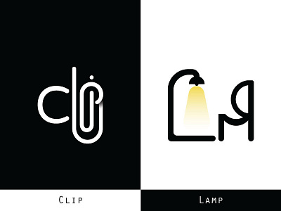 Logo Of Clip & Lamp adobe photoshop app development company clip design design company icon design illustration lamp logo a day logo design logo designer logos sketch ui vector web design agency web designer