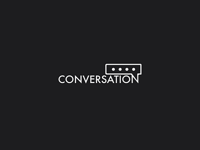 Conversation (2016) branding graphic design identity letter mark logo design logo designs logos logotype symbol typography