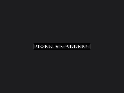 Morris Gallery branding graphic design identity letter mark logo design logo designs logos logotype symbol typography