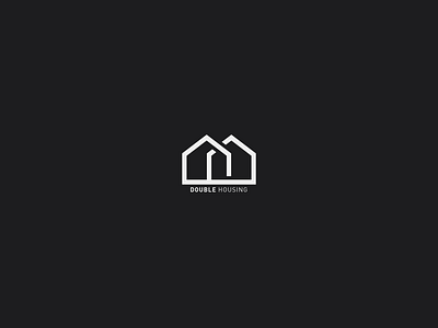 Double Housing branding graphic design identity letter mark logo design logo designs logos logotype symbol typography