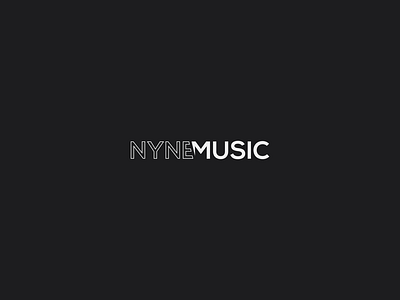 Nyne Music branding graphic design identity letter mark logo design logo designs logos logotype symbol typography