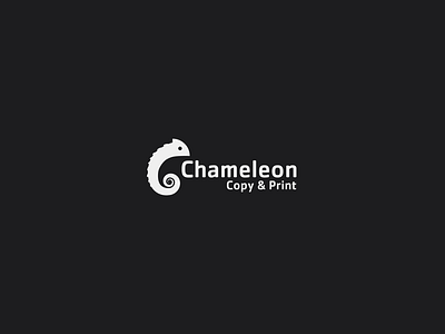 Chameleon ~ Copy & Print branding graphic design identity letter mark logo design logo designs logos logotype symbol typography