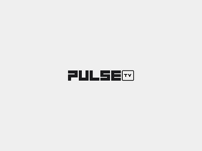 Pulse TV branding graphic design identity letter mark logo design logo designs logos logotype symbol typography