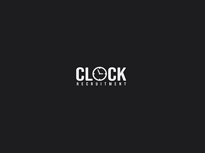 Clock Recruitment branding graphic design identity letter mark logo design logo designs logos logotype symbol typography