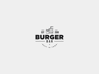 Burger Bar branding graphic design identity letter mark logo design logo designs logos logotype symbol typography