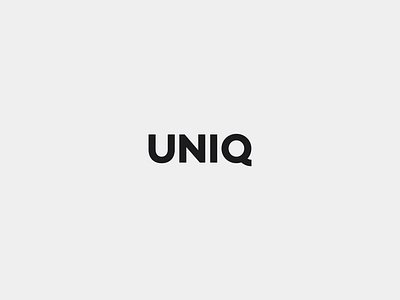 Uniq branding graphic design identity letter mark logo design logo designs logos logotype symbol typography