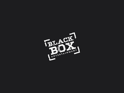 Black Box Entertainment branding graphic design identity letter mark logo design logo designs logos logotype symbol typography