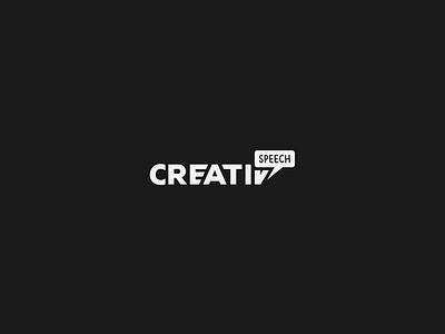 Creativ Speech branding graphic design identity letter mark logo design logo designs logos logotype symbol typography