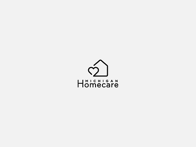 Michigan Homecare branding graphic design identity letter mark logo design logo designs logos logotype symbol typography