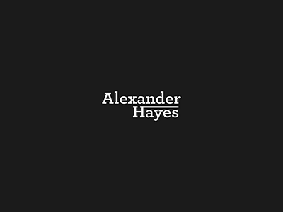 Alexander Hayes branding graphic design identity letter mark logo design logo designs logos logotype symbol typography