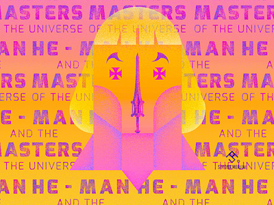 He-Man and the Masters of the Universe comix graphic he man he man heman hero illustration illustrator man masters of the universe minimal movie simona merlini superhero