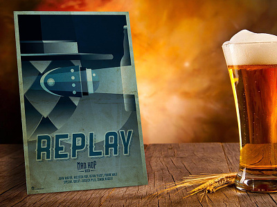 Ripley Beer Poster beer beers design film graphic illustration illustrator minority report movie photoshop pub