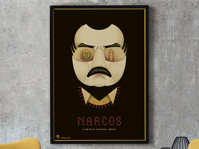 NARCOS Netflix Original Series Alternative Poster alternative poster graphic illustration movie narcos netflix pablo escobar plata o plomo poster series web series