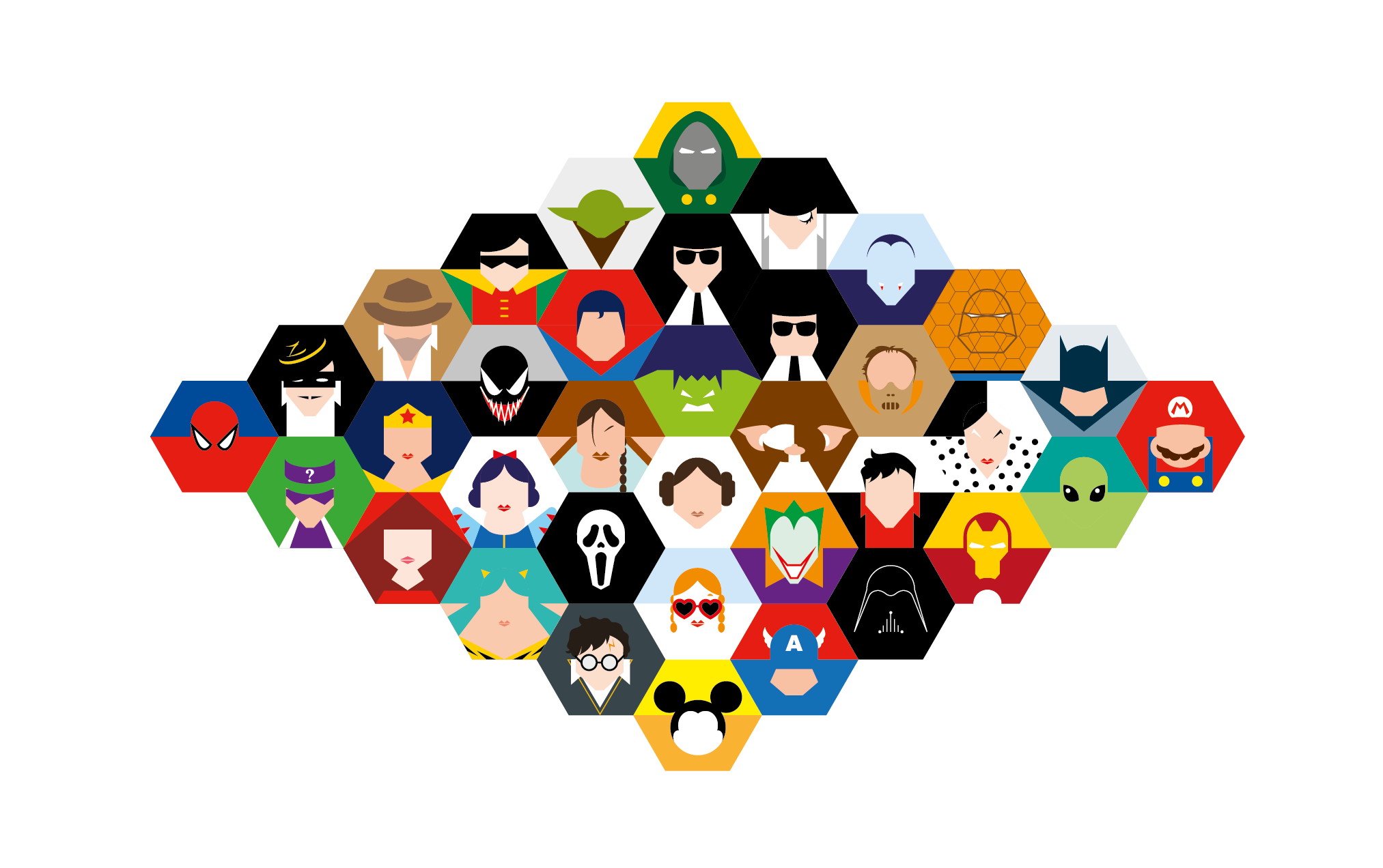 Dribbble Guess who png By Simona Merlini