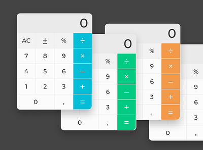 Daily ui 004 — Calculator calculator clean daily ui 004 dailyui ui