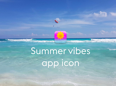 daily ui 005 — App icon daily ui 005 dailyui icon summer