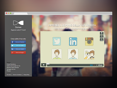 Domee - Homepage Design