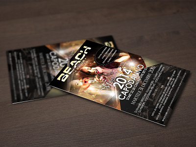 Beach Music Club - New Year Party 2013 disco drink elegant flyer light reflect versilia woman