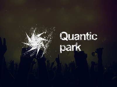 Quantic Park - Logo Design brand branding identity clean graphic design logo logo design modern music white