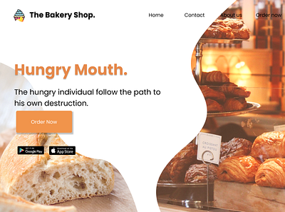 The Bakery Shop design graphic design illustraion illustrator ui uidesign uiux ux ux design webapp website