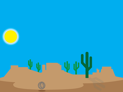 Recreating Google's "no activity" message desert google graphic design illustration illustrator landscape logo nature no activity