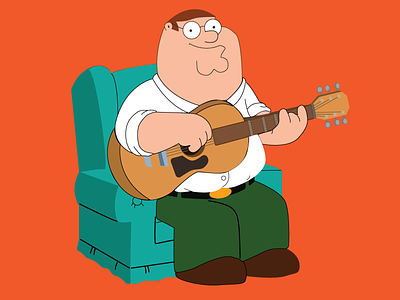 Peter Griffin recreation brian cartoon family guy guitar lois meg peter griffin sitcom star world stewie