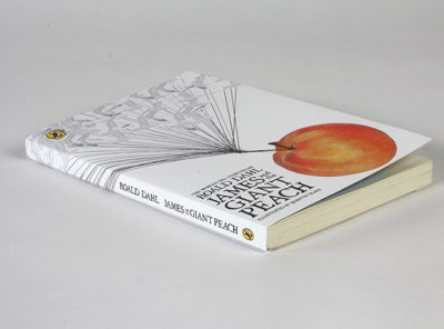 James and the Giant Peach book cover branding cover design designer illustration penguin books roald dahl