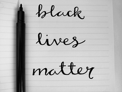 Black Lives Matter black lives matter blm faux lettering hand lettering justice lettering support