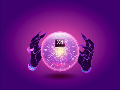 𝐋𝐨𝐨𝐤 𝐢𝐧𝐭𝐨 𝐦𝐲 𝐜𝐫𝐲𝐬𝐭𝐚𝐥 𝐛𝐚𝐥𝐥 🔮 adobe dimension adobe illustrator adobe photoshop adobe xd graphicdesign haloween illustration spooky season