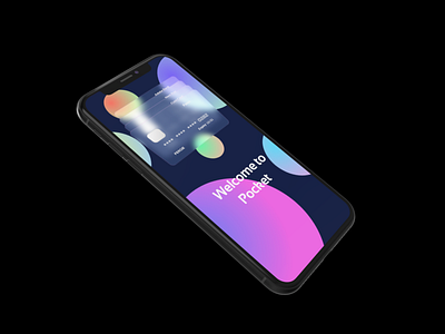 Pocket: Glassmorphism Wallet App