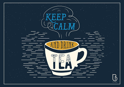 Tea Artwork blue and darkblue branding design gradiant graphic icon illustration logo photoshop ui vector