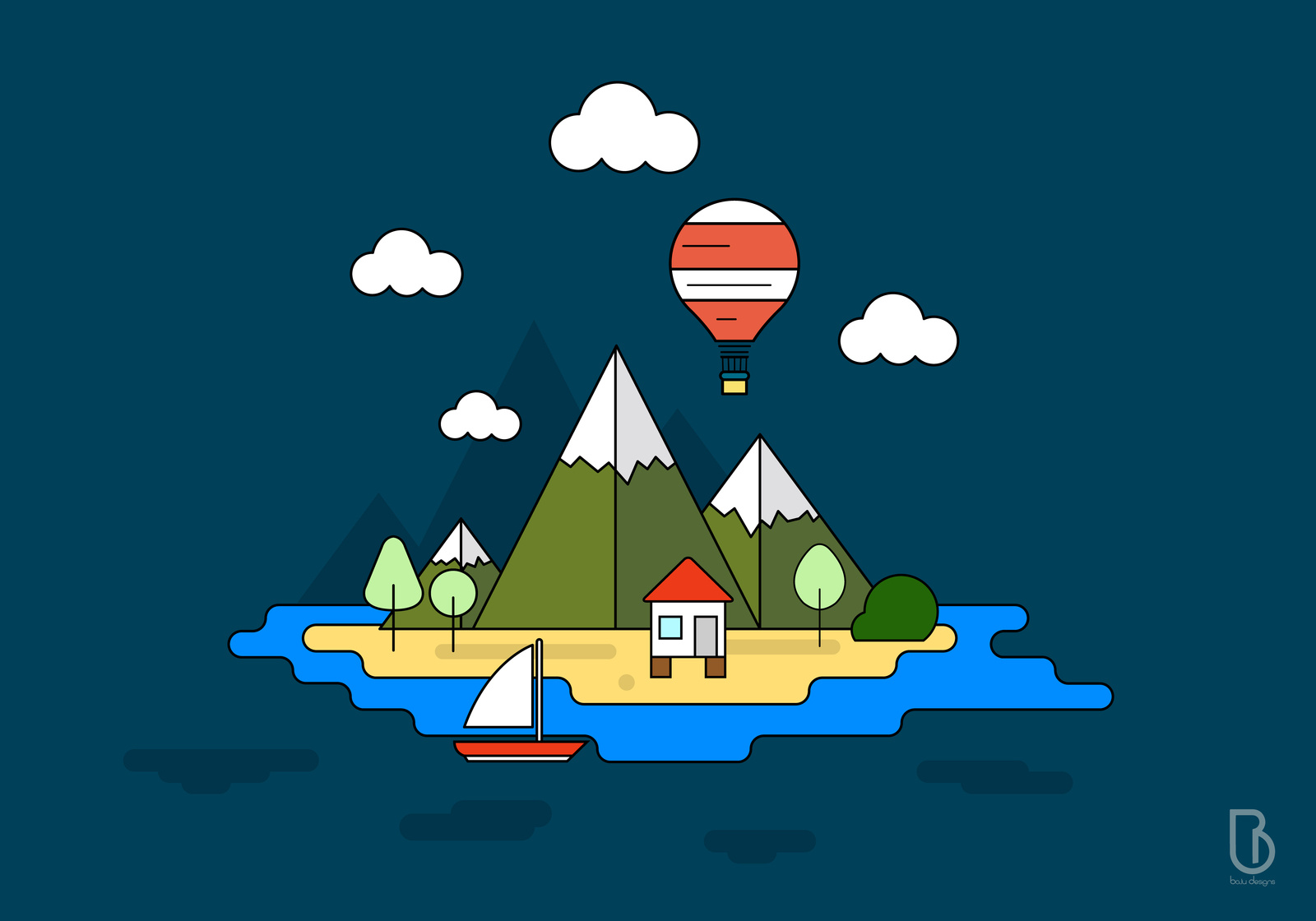 nature-artwork-by-balu-designs-on-dribbble