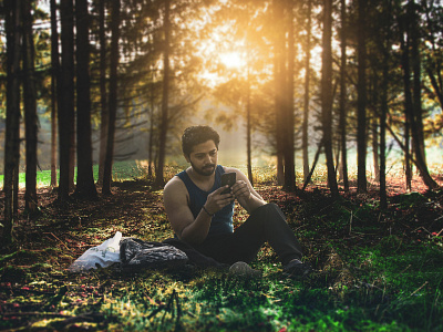 Nature Love in forest