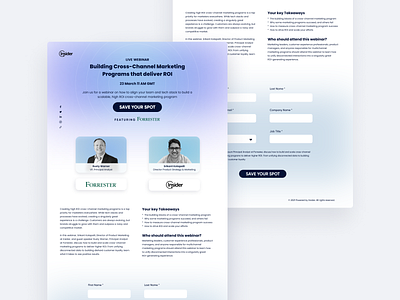 Landing Page Design design landing page design launch marketing