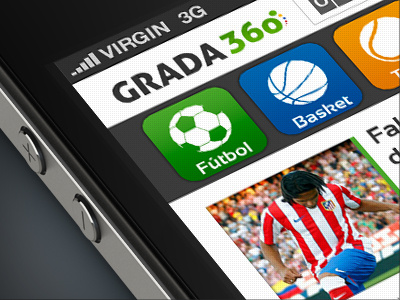 Grada 360 android app ios smartphone uiux